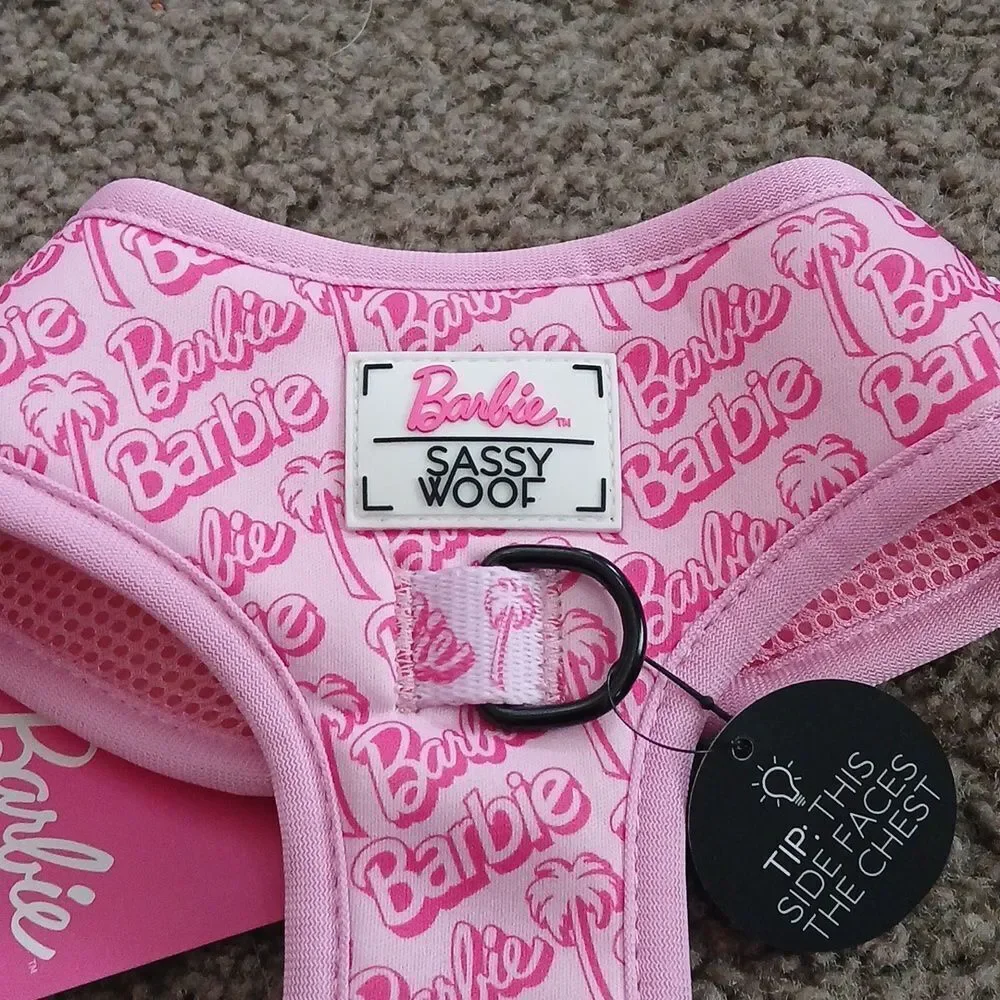 Sassy Woof Barbie Malibu Dog Harness Sz M NWT